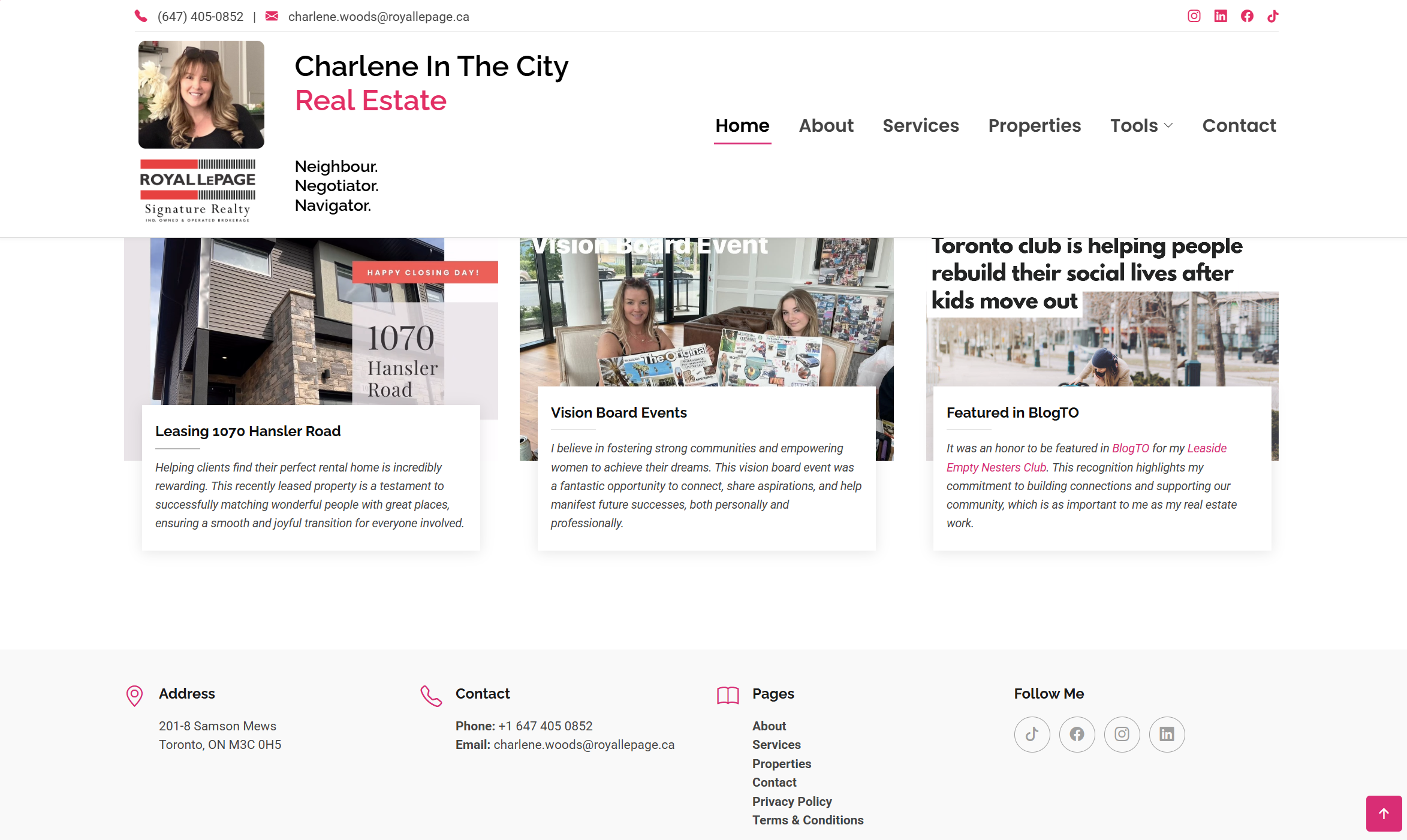 Professional Real Estate Website